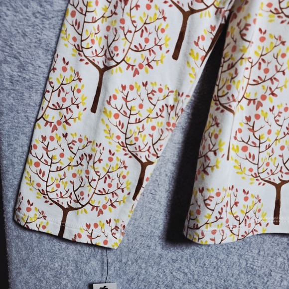 Talbots Women's Size Large Tee T-Shirt Top Earthy Tree Print Long Sleeve Stretch - Picture 4 of 7